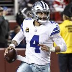 Dak Prescott assists the Cowboys with their gender reveal.
