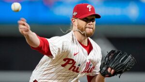 Relief pitcher Craig Kimbrel leaves the Phillies