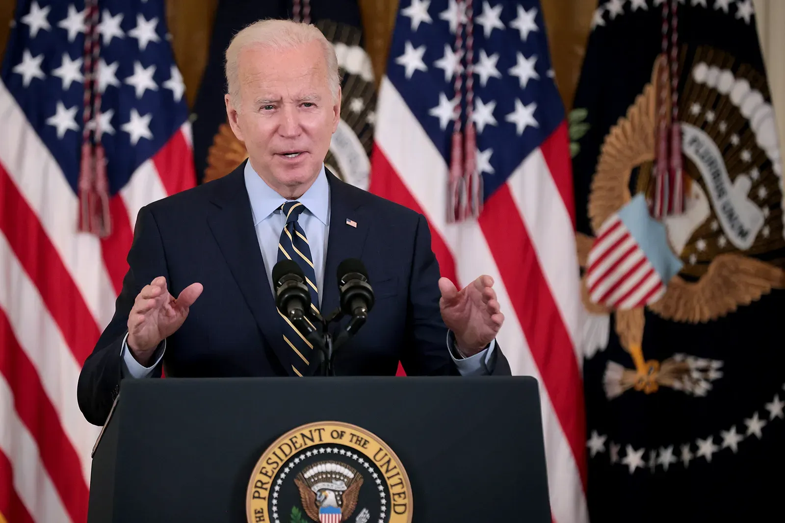 Defiant Joe Biden vows to make Donald Trump a 'loser again'